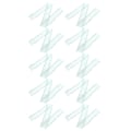 Miniatyrbillede 7 af 8: 10 meter kantbånd polyester tyl til tøjtilbehør DIY hovedbeklædning hår 2,6 tommer cyan-C4