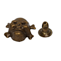 Miniatyrbild 2 av 8: 150 set Skull Rivets, enkel 13x12mm DIY Making Ghost Head Bronze Punk Galvanisering Utseende Skull Button