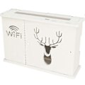 Miniatyrbillede 4 af 4: Ny Trådløs Wifi Router Hylde Opbevaringskasser Kabel Strøm Plus Ledningsbeslag B