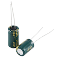 Miniatyrbillede 4 af 5: 225 stk. Elektrolytkondensator i aluminium, højfrekvent inline-sæt