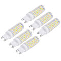 Miniatyrbillede 7 af 8: 6 stk. 90LED G9 pære 9W 220V dæmpbar blød varm hvid LED pære til lysekrone loft vægbelysning