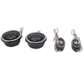 Miniatyrbillede 4 af 8: 2 stk. Dome Tweeter 150W 4 Ohm Indbyggede Kondensatorer Bilhøjttaler til Alle Bil Lydsystemer