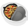 Miniatyrbillede 5 af 8: Genanvendelig silikoneindsats til slowcooker, passer til 6-8 liter, køkkenudstyr, sort