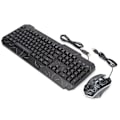Miniatyrbilde 2 av 8: Tastatur- og musesett Multi‑Model-datamaskiner Lysende kablet 4D-spillmaskinvarekombinasjon for Windows PC-spillere