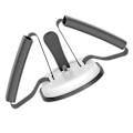 Miniatyrbillede 2 af 8: Sit Ups Assistent Enhed Multifunktionel Sit Up Udstyr Bar til Indendørs Hjem Fitness Udstyr Sort Hvid