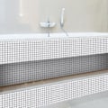 Miniatyrbillede 7 af 8: 5 stk. 3D mosaik flisesklistermærker DIY vandtæt PVC selvklæbende vægfliser klistermærker til hjemmekøkken