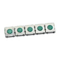 Miniatyrbild 4 av 5: 4-stifts Mus Mikro Switch Tryckknapp På/Av-brytare Vattentät Blå Mikrobrytare Zekai