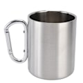 Miniatyrbild 8 av 8: Rostfritt stål mugg 360ml Dubbelvägg Bekväm handtag Blank yta Utsökt Hållbar Rostfritt stål Kaffe muggPrimär färg handtag