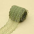 Miniatyrbilde 4 av 5: 10m Blondebåndrull 4,5 cm Bred Ikke-Elastisk Fargerik Blonde DIY Broderidekorasjon for Sying Lilla
