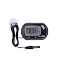 Miniatyrbillede 2 af 8: LCD Digital Akvarie Termometer med sugekop Fisketank Vand Terrarium Temperatur til fisk og krybdyr