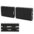 Miniatyrbillede 8 af 8: Netværksudvidelse til RJ45 T568b 480mbps Hub Adapter USB2.0 Splitter Box 100-240V 100MUS Stik