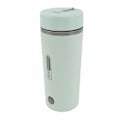 Miniatyrbillede 8 af 8: Rejse elektrisk kedel 300W 350ml rustfrit stål automatisk isolering bærbar mini varmtvandsbeholder til kaffe te lysegrøn EU-stik 220V 50HZ