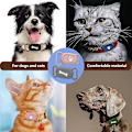 Miniatyrbillede 4 af 5: Silikone Cover til Samsung Galaxy SmartTag 2 Bluetooth Tracker Beskyttelsesetui til Kæledyr Hund / Kat-B6 PawPatternDarkBlue