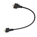 Miniatyrbillede 2 af 8: Type C han til Type C han 0,3 m 4K ved 60 Hz 5A hurtigopladning 10 Gbps USB C 3.1-kabel med skruehuller til tabletcomputer