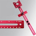Miniatyrbillede 3 af 4: Fræse Not Beslag Base Router Cirkel Jig - Tommer & CM B