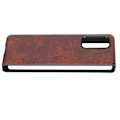 Miniatyrbild 8 av 8: Business Style Pattern Läder Smartphone Fodral för Xiaomi MIX FOLD Fodral för TelefonskyddBrun
