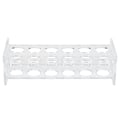Miniatyrbilde 1 av 8: Skrivebordsstativ for 2 rader med 12 flasker, vinstativ, glassholder, displayhylle, arrangør, 2 rader x 6 hull