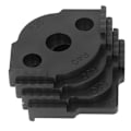 Miniatyrbillede 3 af 8: 4 stk. Radius Jig Router Skabelon ABS Slidstærk Træbearbejdning Hjørne Radius Jig Halvrundet Hjørne Positioner Sort