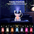 Miniatyrbilde 3 av 5: Astronaut Galaxy Projector - Stjerneklar nattlys for soverom, barnerom, fest