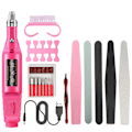 Miniatyrbild 6 av 8: USB Nagelborrpenna Tåseparator Nagelfil Dammborste Nagelbandstrimmer Set