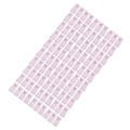 Miniatyrbillede 4 af 8: 100 stk. håndlavede etiketter i mikrofiber - holdbare, klare tryk, glatte og praktiske sy-etiketter01