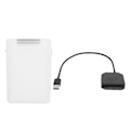 Miniatyrbillede 3 af 8: SATA USB 3.0-adapter 2,5 tommer 3,5 tommer SSD HDD harddisk kabel computer tilbehør beskyttelsesboks (hvid)