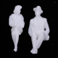 Miniatyrbillede 3 af 5: 100 stk. 1:30 Miniaturer Menneskelige Figurer Folk Model Gade Sceneri Layouts--