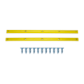 Miniatyrbillede 1 af 8: Rib Bones Rails Slidstærke Holdbare Stabile Fleksible Blankt Udseende Longboard Rails Ribs BonesGul