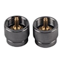 Miniatyrbilde 2 av 8: 2 stk Kassett Gass Tank Konverter Kobling Sylinder Adapter for Utendørs Camping Piknik