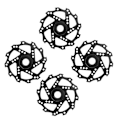 Miniatyrbilde 2 av 5: Bremseskive Hjul Hex Hub Adapter 17mm for Arrma 1/7 RC Deler Svart