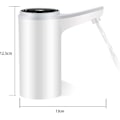 Miniatyrbillede 2 af 5: Bærbar USB-opladningsvanddispenserpumpe til 5-20 liters flasker med aftageligt design