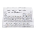Miniatyrbillede 8 af 8: Periodisk system Sort akryl Kemiske grundstoffer Alfabet Periodisk system Undervisning Display Home Decor L