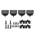 Miniatyrbilde 1 av 8: RC LED-lysdeksel for HSP REDCAT AXAIL scx10 Scale RC Model Crawler LED-lyssett (firkant)
