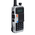 Miniatyrbild 3 av 8: Bärbar Walkie Talkies Kit Handhållen LCD-display Walky Talky med Baksida Klipp 100‑240VSilver EU-kontakt 100‑240V
