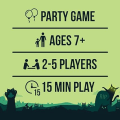 Miniatyrbild 5 av 5: Exploding Kittens Zombie Kittens (EKGZOMB6)