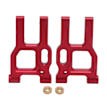 Miniatyrbillede 1 af 8: 2 stk. forreste svingarme i aluminiumlegering til fjernstyrede biler, tilbehør til LC Racing PTG‑2 1/10 RC-bil, rød