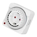 Miniatyrbillede 2 af 8: Timer-stikkontakt, mekanisk, 24 timer, 15 minutters intervaller, automatisk nedtællingsudtag, timer til elcykel, EU-stik, 230V