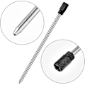 Miniatyrbillede 5 af 5: 24 Stk. Kuglepen Refiller Til Diamant Krystal Stylus Penne, 7 cm (sort blæk)