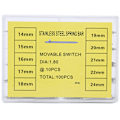 Miniatyrbild 1 av 8: 1,8 mm / 0,07 tum tjocklek Quick Release fjäderstänger Rem Länkstift Watch