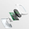 Miniatyrbillede 5 af 5: Digital LED Akvarietermometer med Baggrundsbelyst Touchscreen Nøjagtig Energibesparende Sensor Stick-on Design til Fiskekummer
