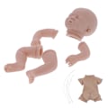Miniatyrbillede 3 af 8: Simuleret Reborn Dukke Kit DIY Umalet Vinyl Dukke Dele Skimmel Tilbehør Børnelegetøj
