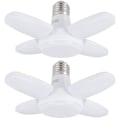 Miniatyrbillede 1 af 8: 2 stk. LED-garageloftslampe 38W Deformerbar Justerbar Foldbar Minebelysning 85‑265V