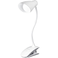 Miniatyrbillede 1 af 5: Læselampe, genopladelig læselampe med 3 lysstyrkeniveauer, berøringskontrol, 5500-6000k justerbar halsklemme læseboglampe, clip-on lampe