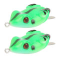 Miniatyrbilde 2 av 8: 2 stk 5,5 cm/11g Fargerike paljetter Kunstig frosk Fiske lokker Hardt agn med kroker Fiskeutstyr Tilbehør1#