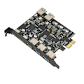 Miniatyrbillede 3 af 8: PCI E til USB-udvidelseskort 7 porte 5 Gbps USB PCI Express-kort med 2 USB 3.0-porte på bagsiden til Windows Xp til OS X til Linux
