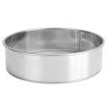 Miniatyrbilde 5 av 8: Kjøkken Rustfritt stål Manuell Mel Sifter Sil Sil Kjøkken Cooking Baking Tool