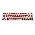Pikkukuva 8 / 8: 68 Key Mekaaninen Näppäimistö Tee-se-itse-sarja, jossa on RGB 5 V DC -tuki Langaton 2.4G Type C Langallinen Bluetooth 3.0 5.0 Hot Swap Keyboard IOS White