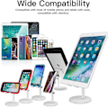Miniatyrbillede 2 af 5: Justerbar Tablet/Telefonholder i Aluminium - Universal Kompatibilitet (4-12,9\")