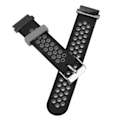 Miniatyrbillede 5 af 8: Urbånd Silikone Quick Release Justerbart Sport Ur Smartwatch Rem Erstatning til Amazfit Falcon 22mm Sort Grå