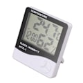 Miniatyrbillede 6 af 8: Indendørs termometer med høj nøjagtighed med stor skærm alarmfunktion digitalt hygrometer til hjemmet soveværelse